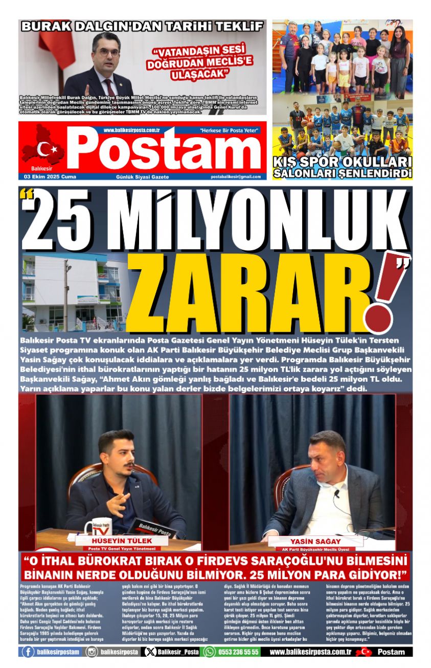 “25 MİLYONLUK ZARAR!”