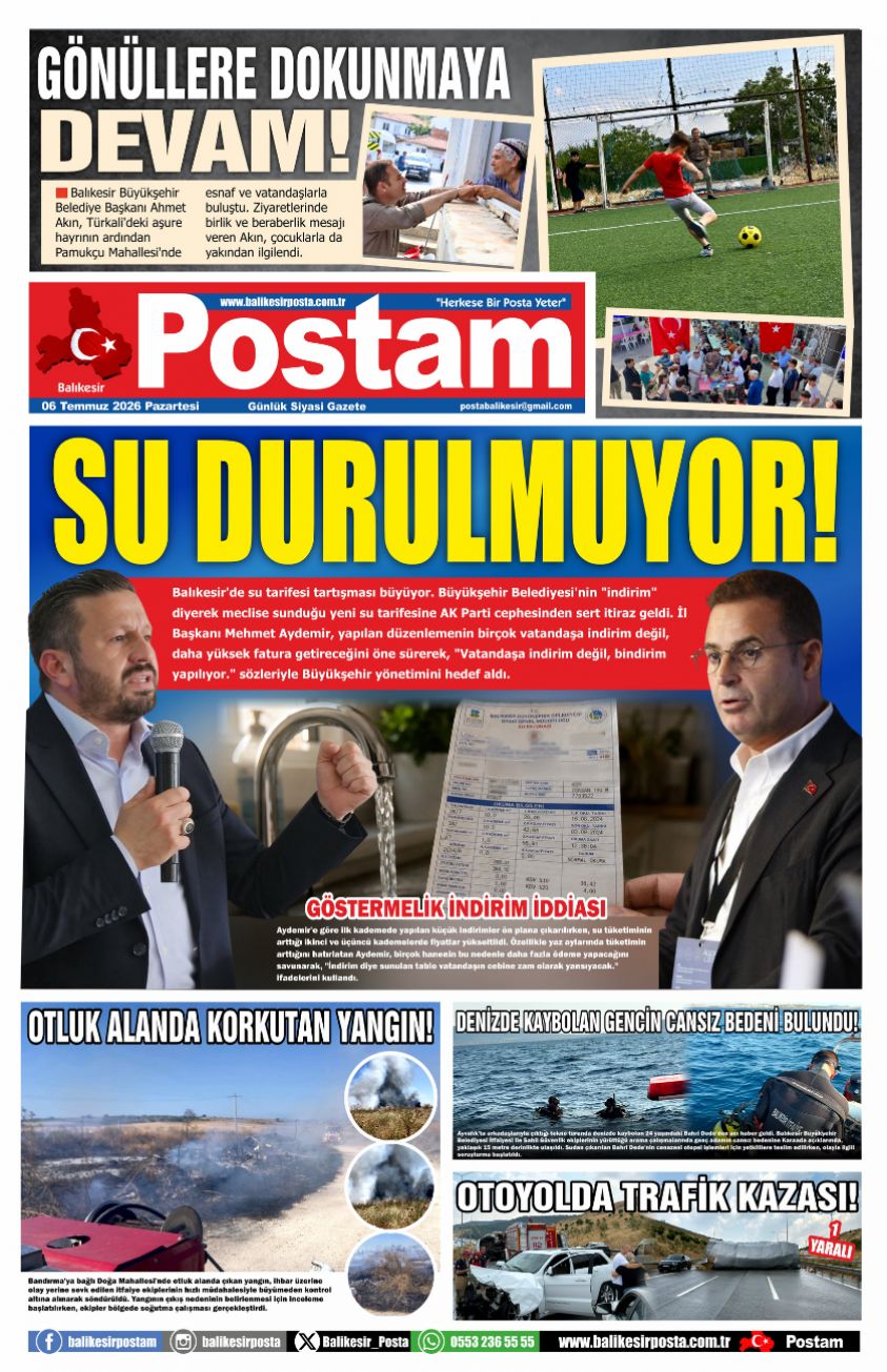 SU DURULMUYOR!