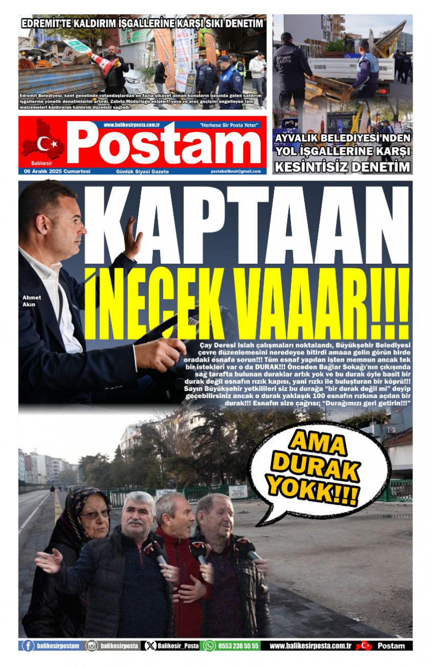 KAPTAAN İNECEK VAAAR!