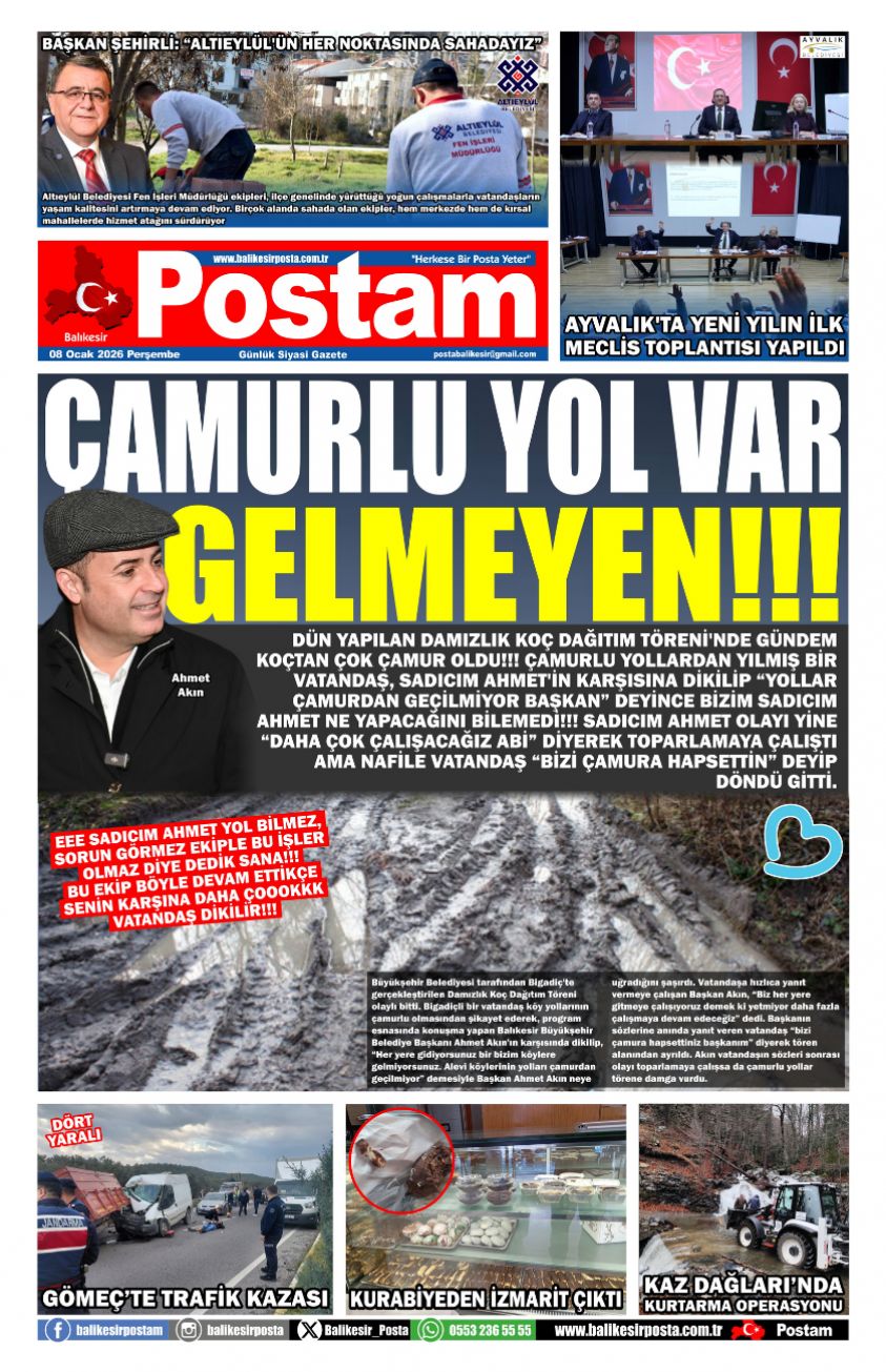 ÇAMURLU YOL VAR GELMEYEN!!!