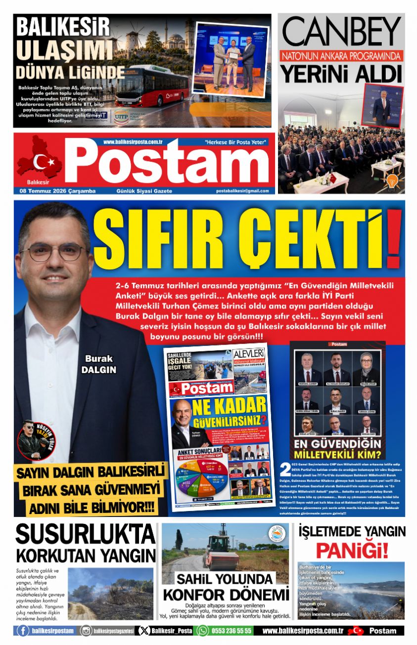 SIFIR ÇEKTİ!