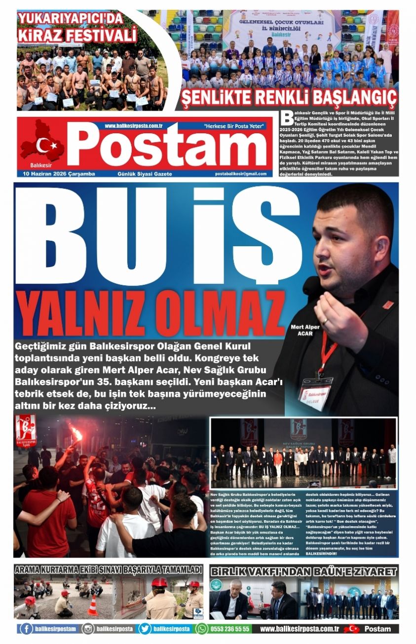 BU İŞ YALNIZ OLMAZ