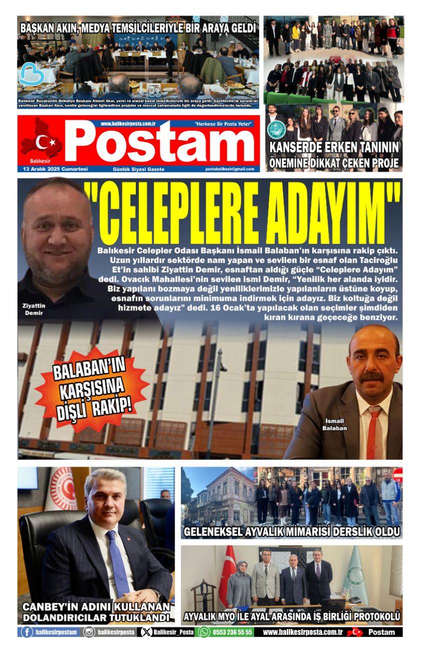 “CELEPLERE ADAYIM!”