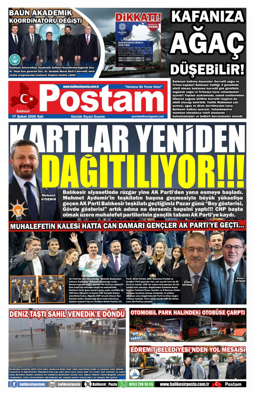 KARTLAR YENİDEN DAĞITILIYOR!!!