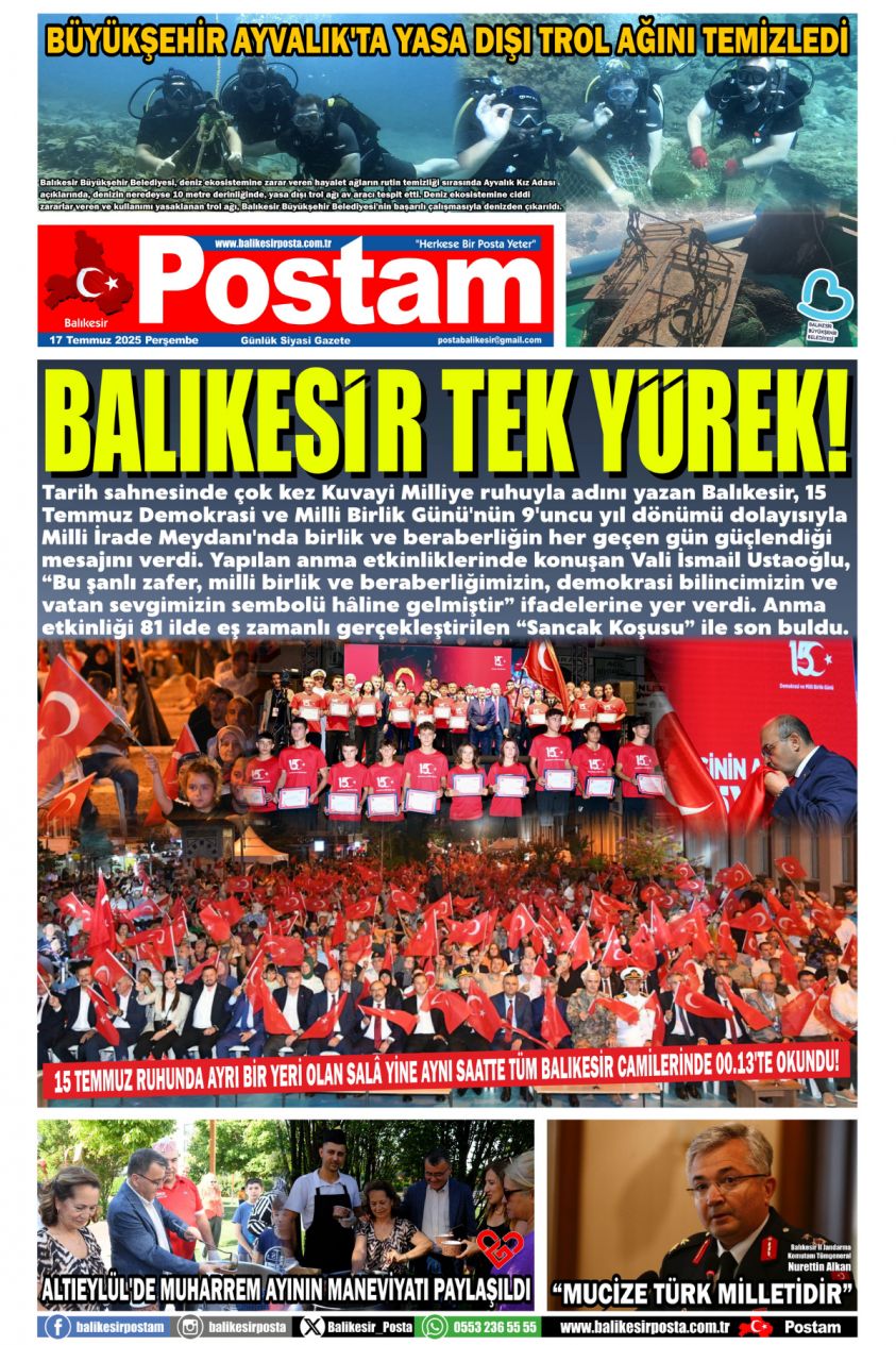 BALIKESİR TEK YÜREK!