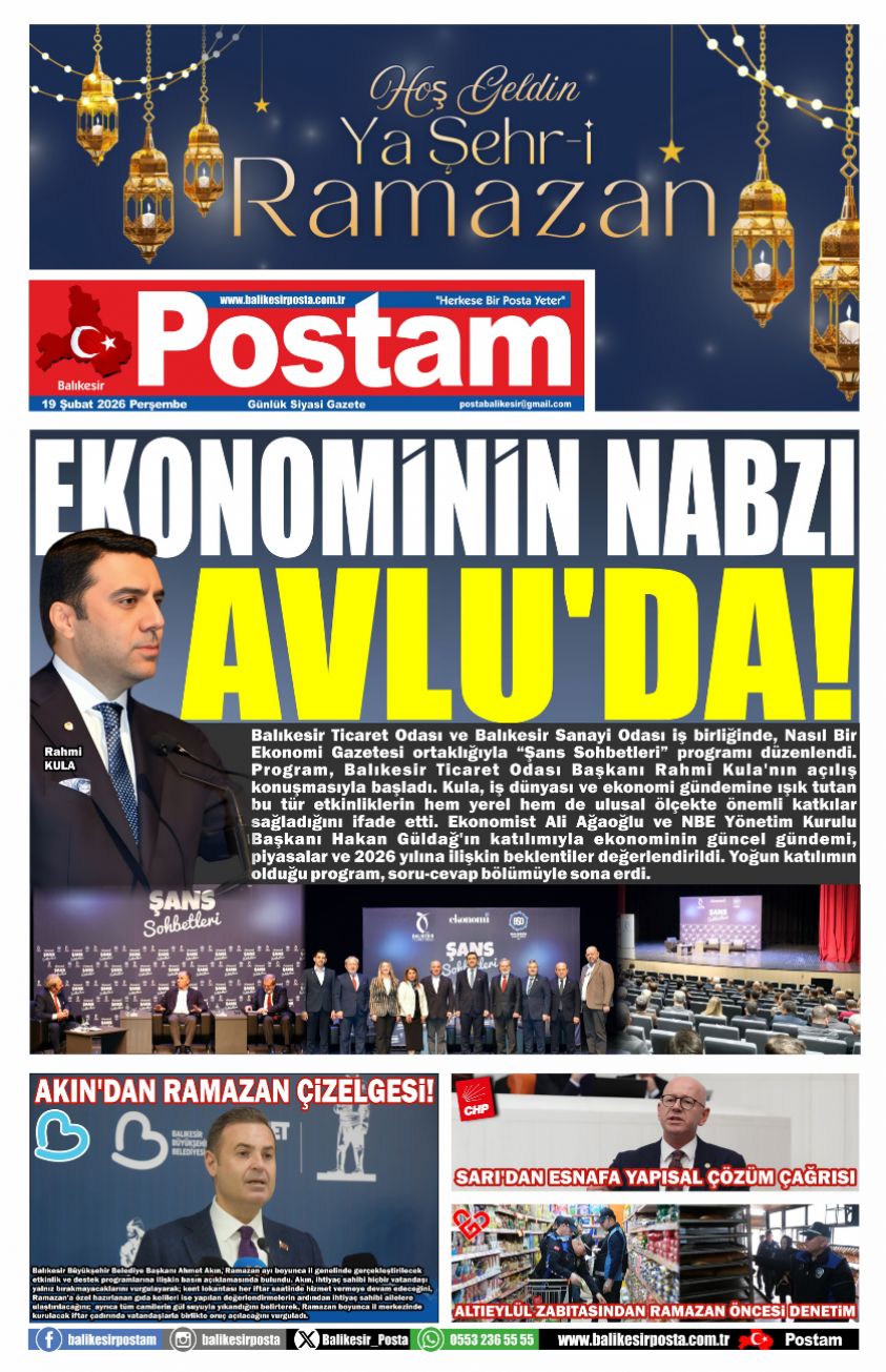 EKONOMİNİN NABZI AVLU’DA!