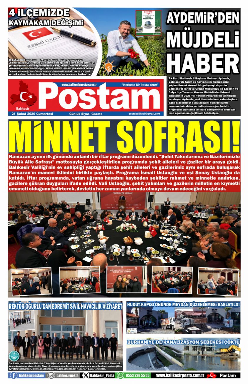 MİNNET SOFRASI!