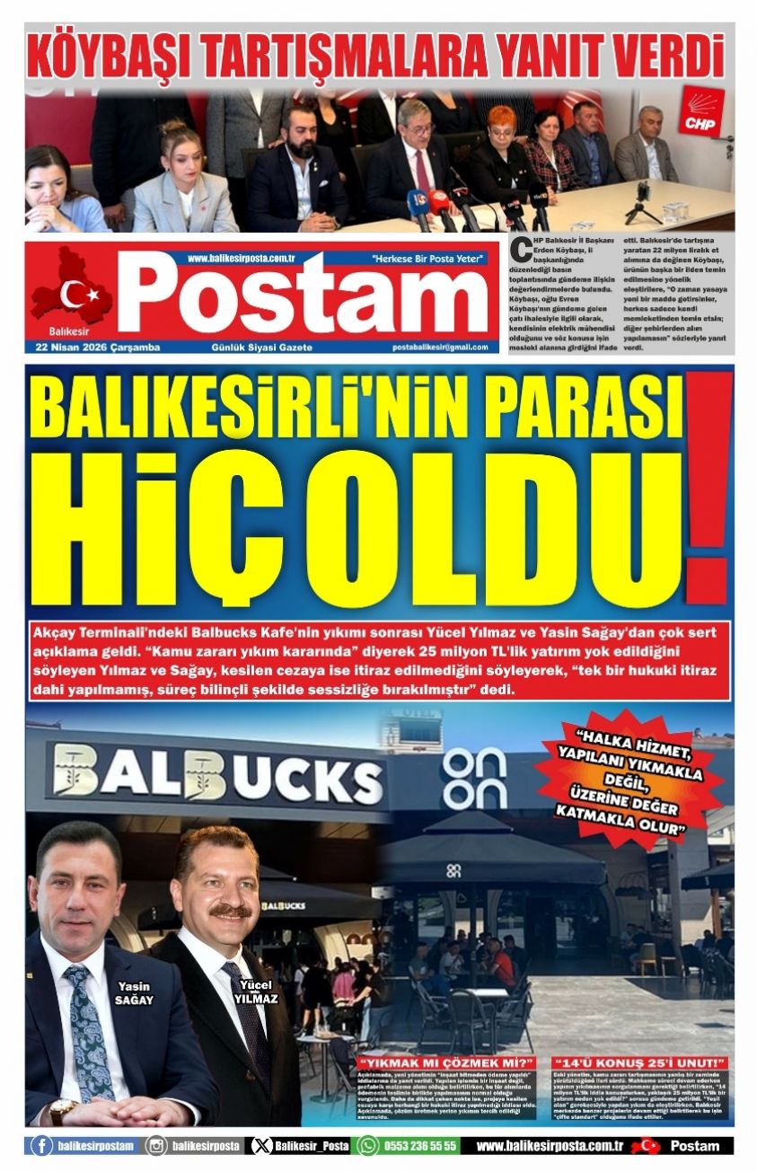 BALIKESİRLİ’NİN PARASI HİÇ OLDU!