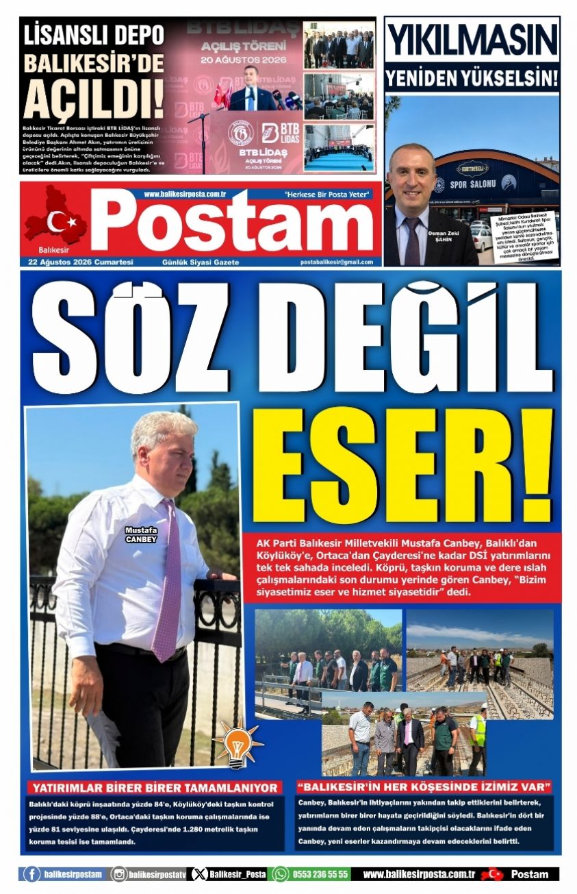 SÖZ DEĞİL ESER!