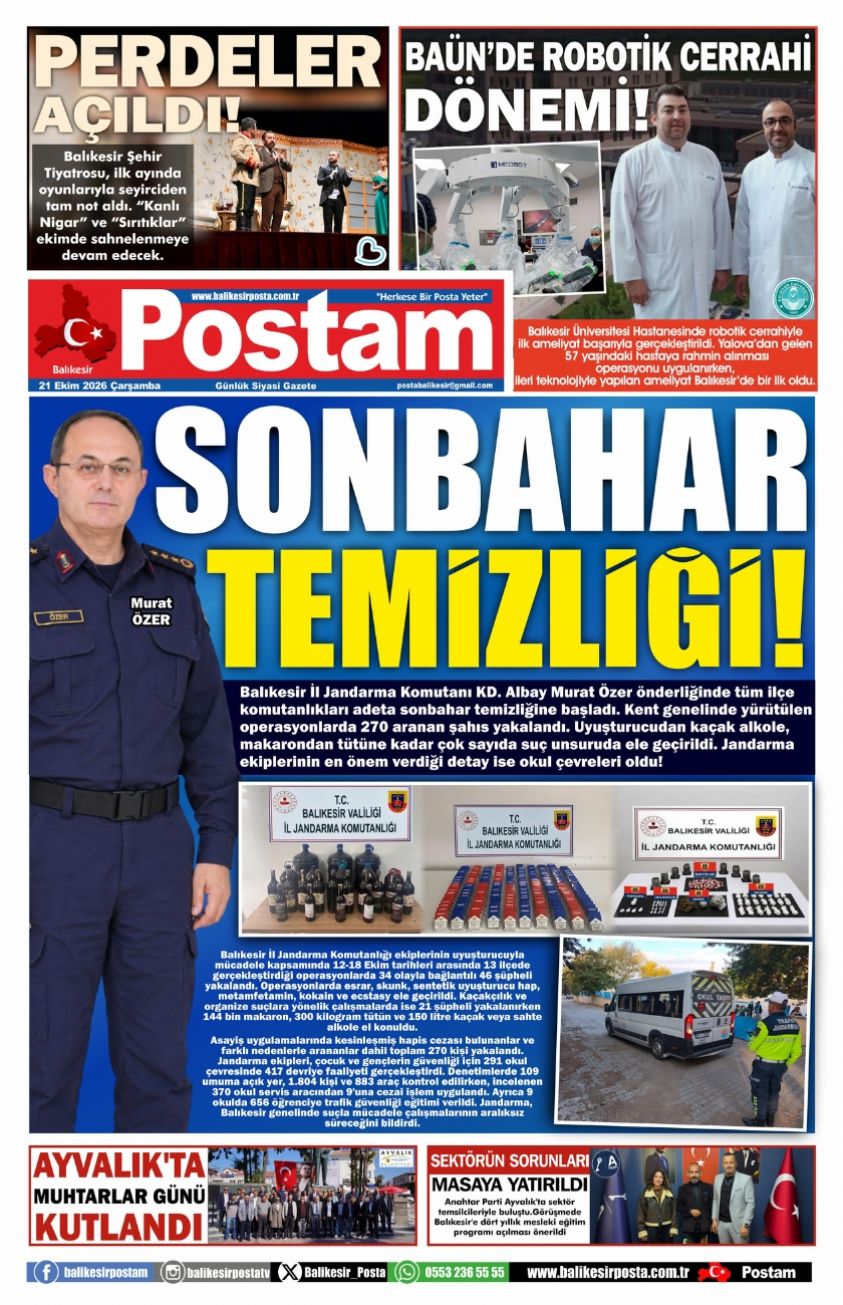 SONBAHAR TEMİZLİĞİ!
