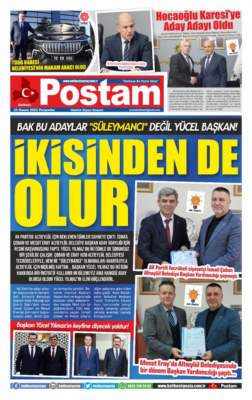 İKİSİNDEN DE OLUR