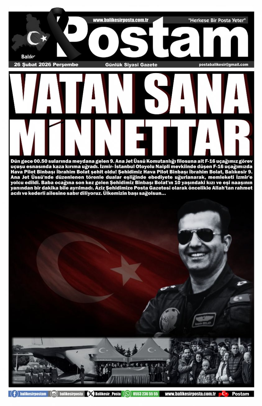 VATAN SANA MİNNETTAR