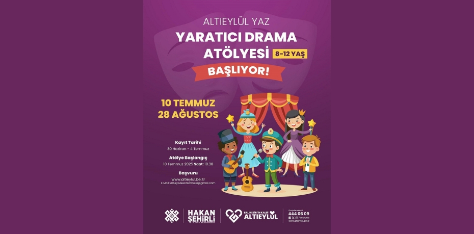 ALTIEYLÜL’DE DRAMA ATÖLYESİ BAŞLIYOR