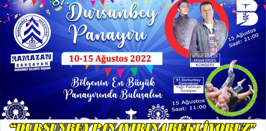 "DURSUNBEY PANAYIRINA BEKLİYORUZ"