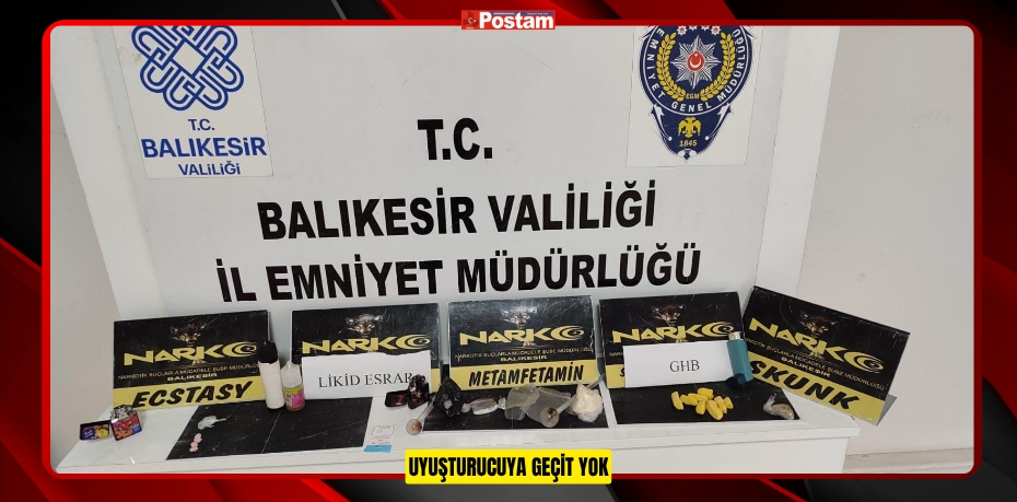 UYUŞTURUCUYA GEÇİT YOK