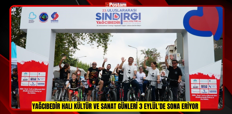 Yağcıbedir Halı Kültür ve Sanat Günleri 3 Eylül'de sona eriyor
