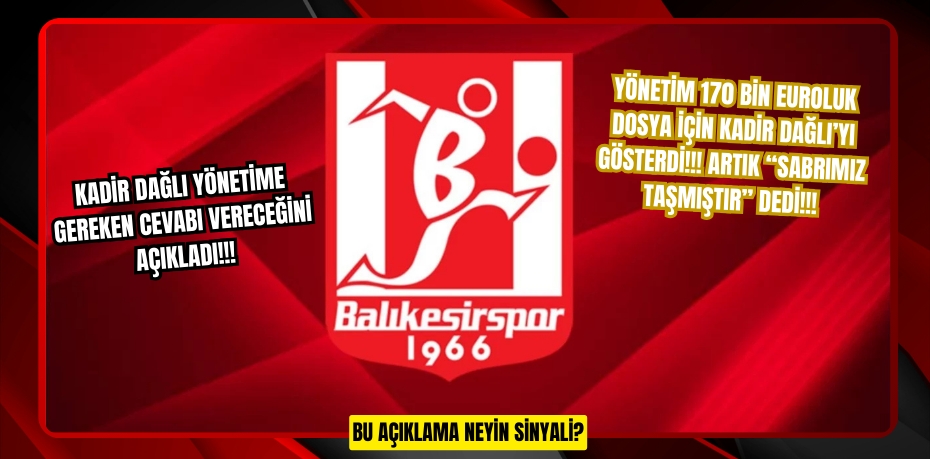 BU AÇIKLAMA NEYİN SİNYALİ?