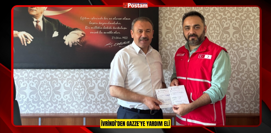İVRİNDİ’DEN GAZZE’YE YARDIM ELİ