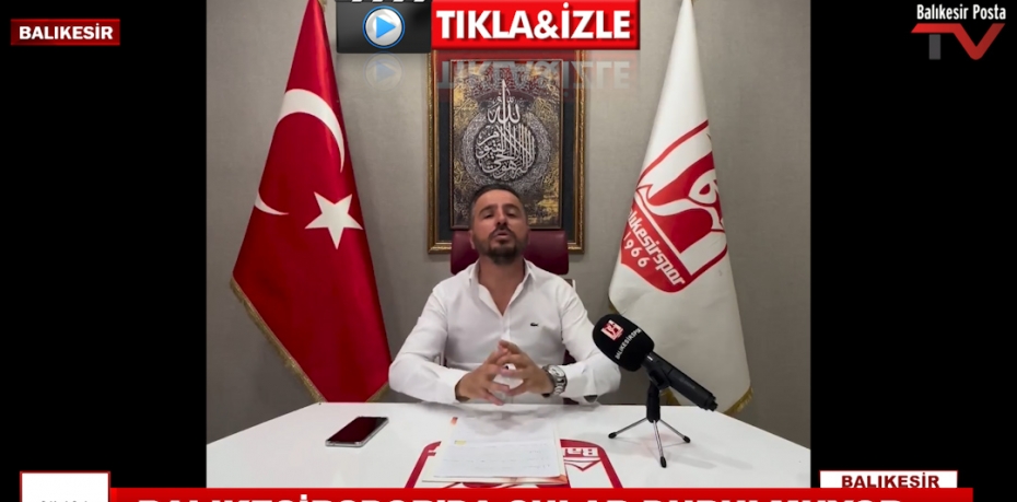 BALIKESİRSPORDA SULAR DURULMUYOR..