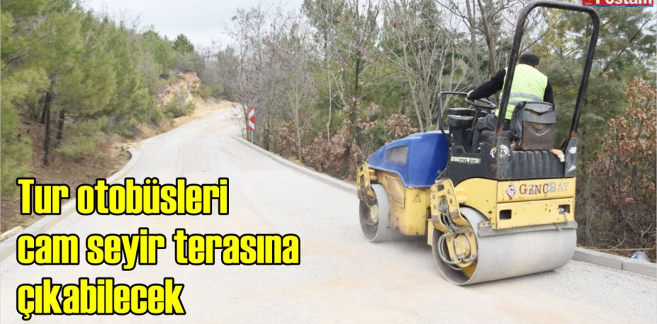 Tur otobüsleri cam seyir terasına çıkabilecek