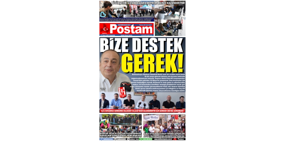 BİZE DESTEK GEREK!