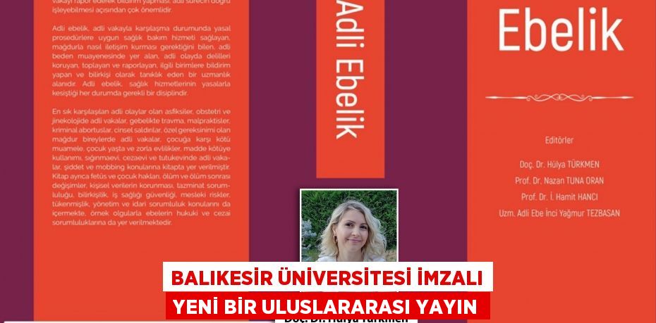Balıkesir Üniversitesi İmzalı Yeni Bir Uluslararası Yayın