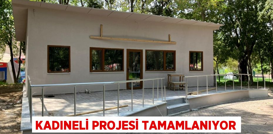 KADINELİ PROJESİ TAMAMLANIYOR