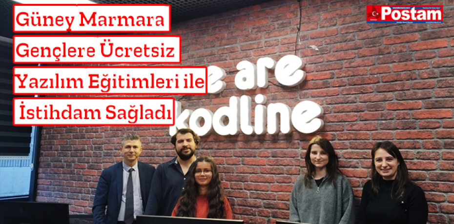 Güney Marmara Gençlere Ücretsiz Yazılım Eğitimleri ile İstihdam Sağladı