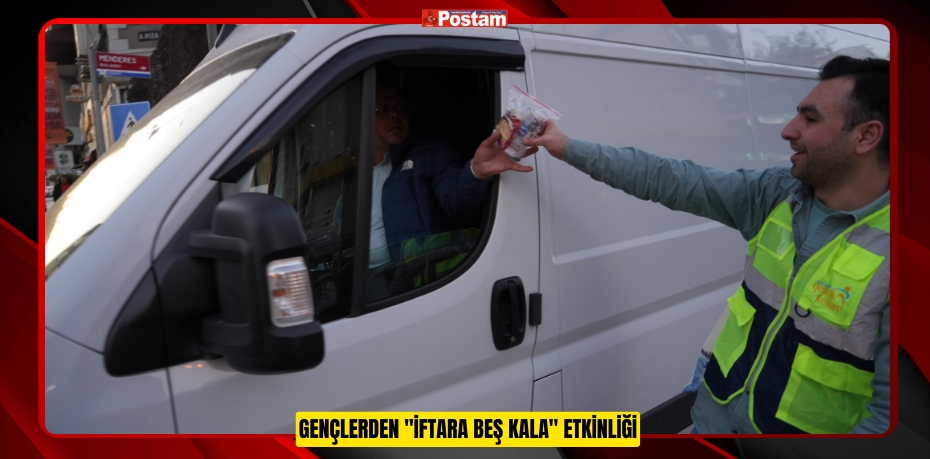 Gençlerden "İftara Beş Kala" etkinliği