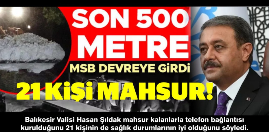 MSB DEVREYE GİRDİ