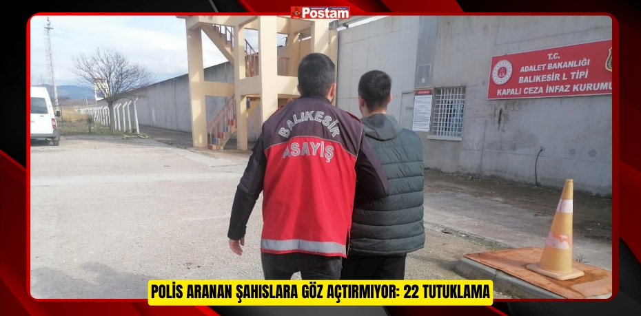 Polis aranan şahıslara göz açtırmıyor: 22 tutuklama