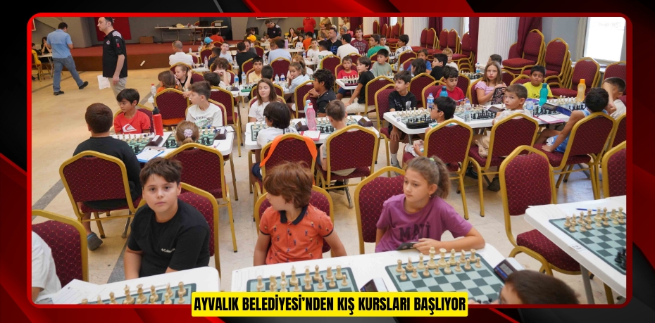 AYVALIK BELEDİYESİ’NDEN KIŞ KURSLARI BAŞLIYOR