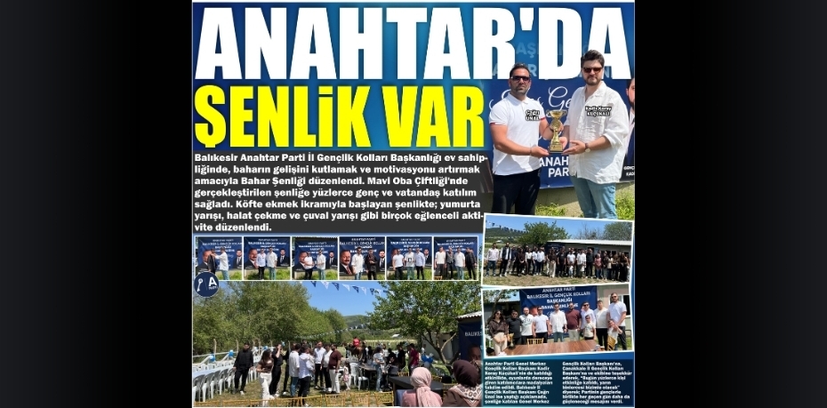 ANAHTAR’DA ŞENLİK VAR