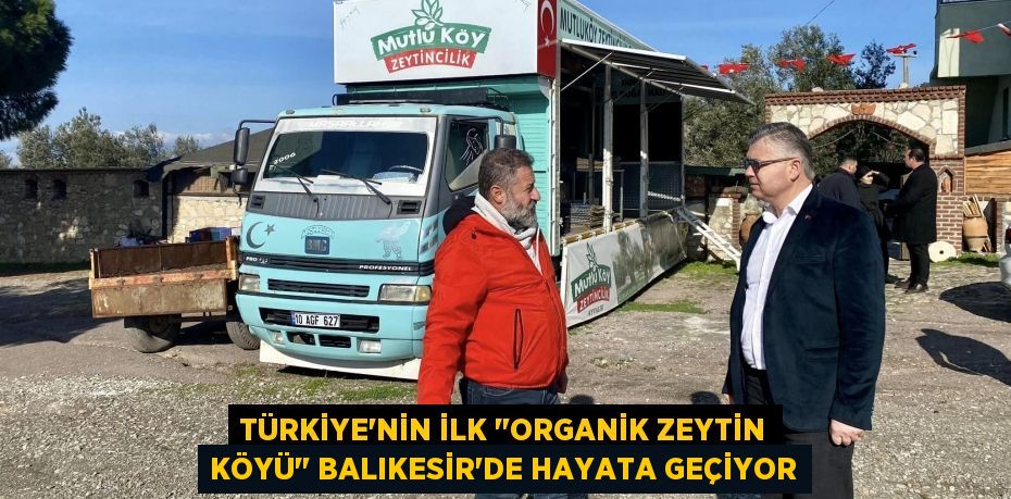 Türkiye’nin İlk "Organik Zeytin Köyü" Balıkesir’de Hayata Geçiyor