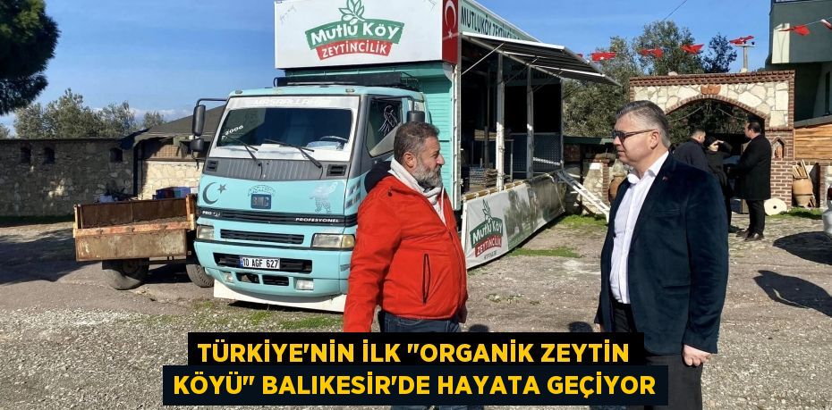 Türkiye’nin İlk "Organik Zeytin Köyü" Balıkesir’de Hayata Geçiyor