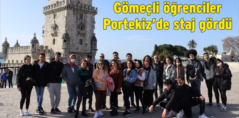 Gömeçli öğrenciler Portekiz’de staj gördü
