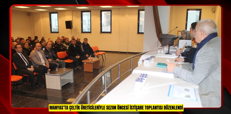 Manyas’ta çeltik üreticileriyle sezon öncesi istişare toplantısı düzenlendi