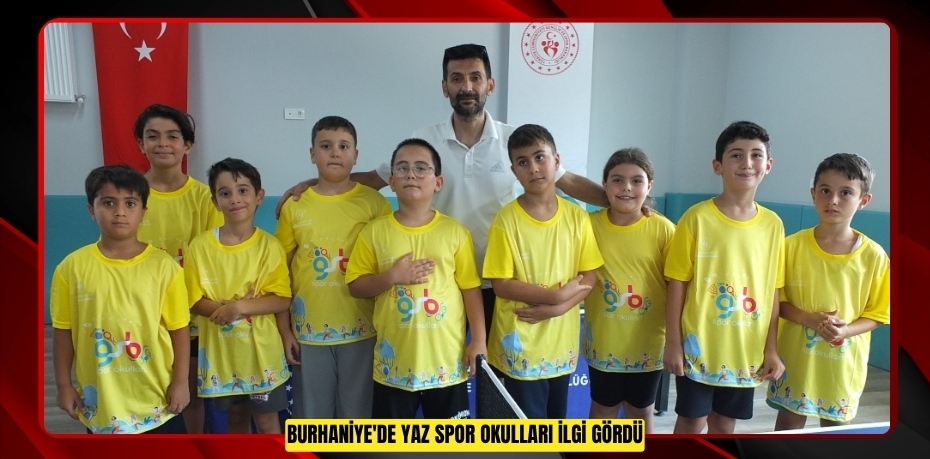 Burhaniye'de Yaz Spor Okulları ilgi gördü