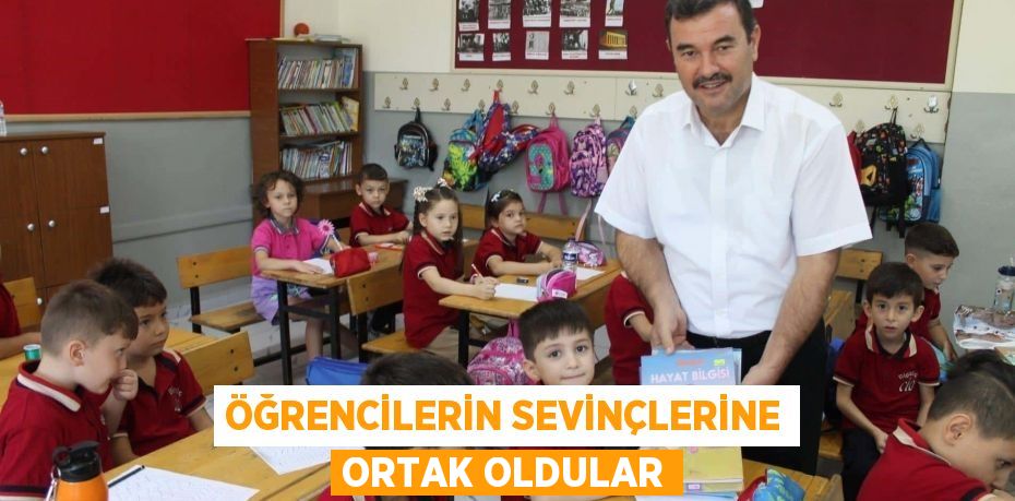 Öğrencilerin sevinçlerine ortak oldular