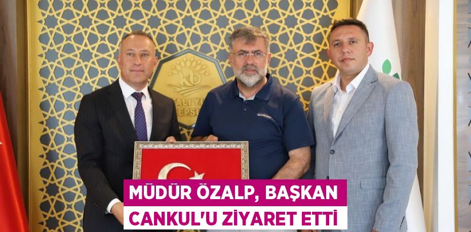 Müdür Özalp, Başkan Cankul'u ziyaret etti