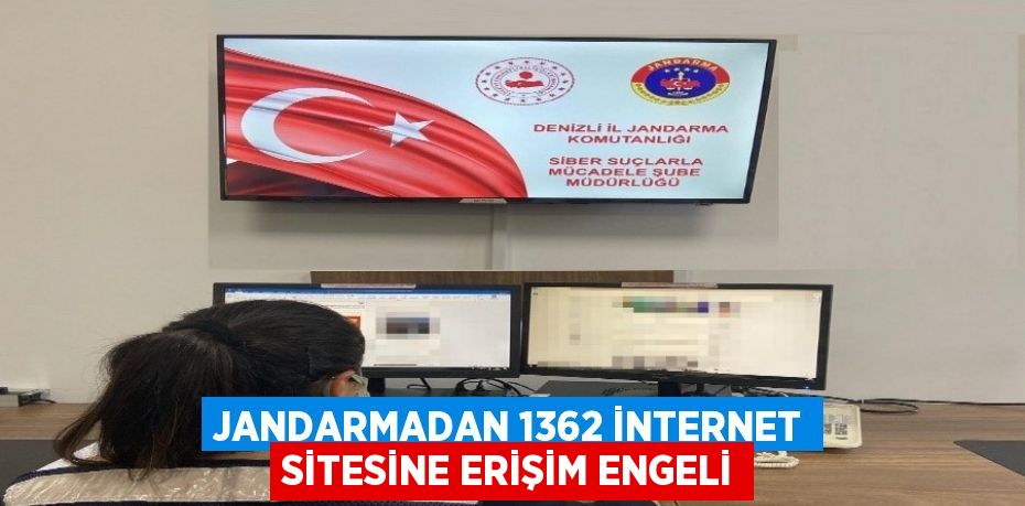 JANDARMADAN 1362 İNTERNET SİTESİNE ERİŞİM ENGELİ