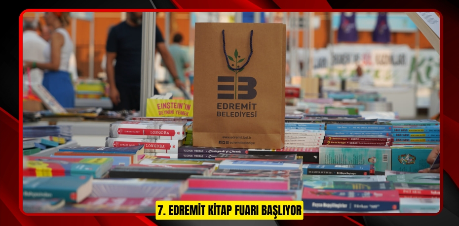7. EDREMİT KİTAP FUARI BAŞLIYOR
