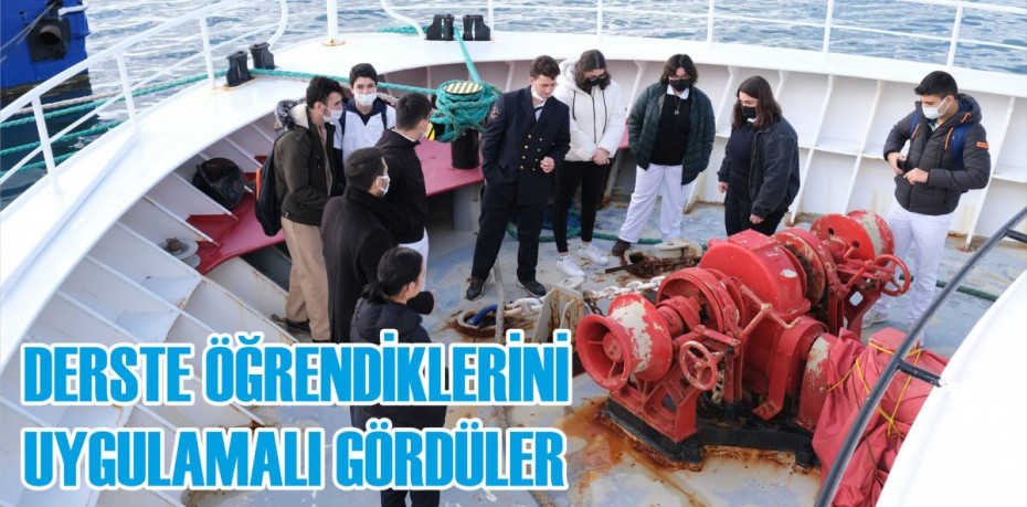 DERSTE ÖĞRENDİKLERİNİ UYGULAMALI GÖRDÜLER