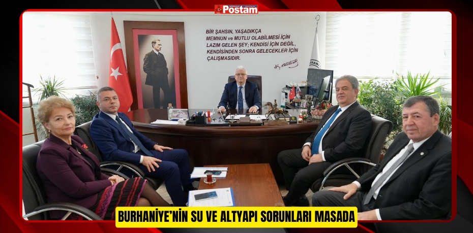 Burhaniye’nin su ve altyapı sorunları masada