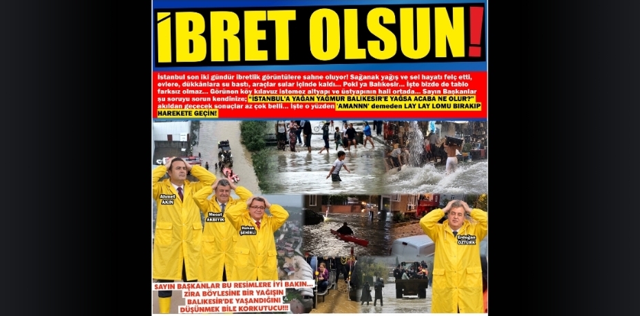 İBRET OLSUN!