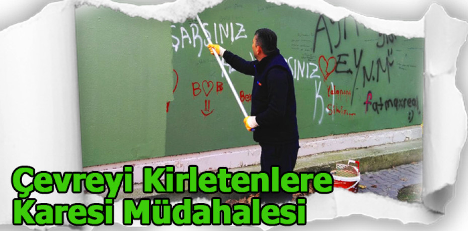 Çevreyi Kirletenlere Karesi Müdahalesi