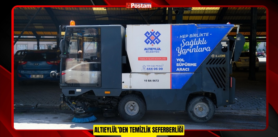 ALTIEYLÜL’DEN TEMİZLİK SEFERBERLİĞİ