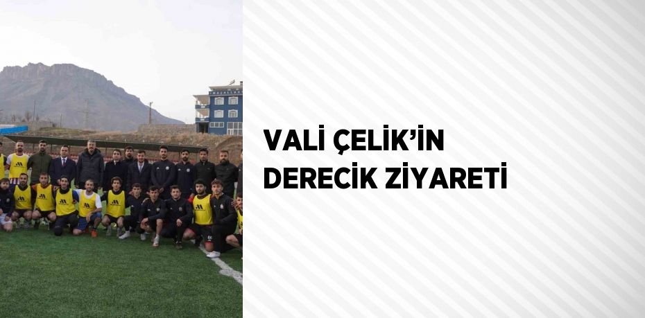 VALİ ÇELİK’İN DERECİK ZİYARETİ