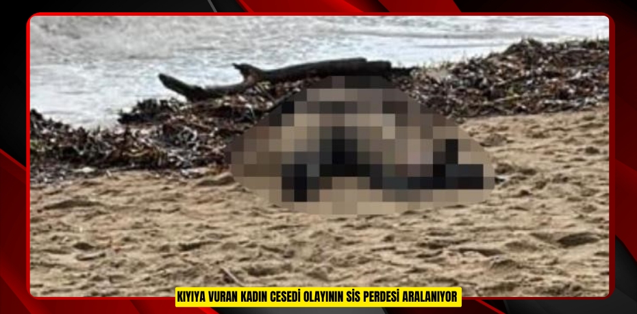 Kıyıya vuran kadın cesedi olayının sis perdesi aralanıyor
