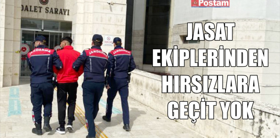 JASAT EKİPLERİNDEN HIRSIZLARA GEÇİT YOK